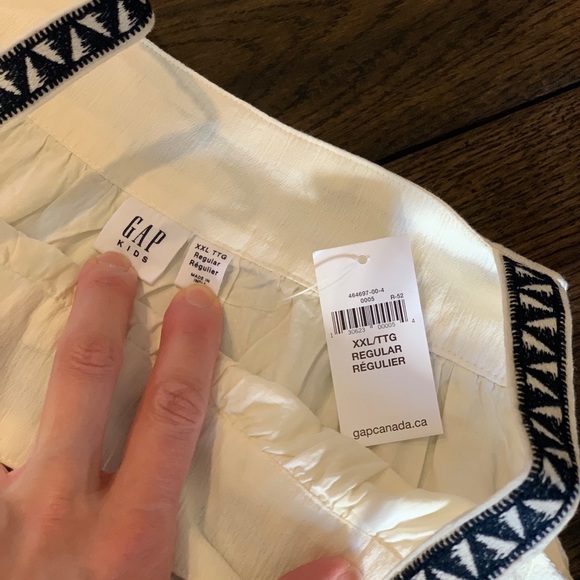 NWT GAP Kids Embroidered Boho Tank - Picture 4 of 4